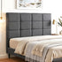 Bed Headboard Double Bedhead Linen Fabric Charcoal