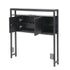 Bed Headboard King Single Storage Bedhead Charging Station Black