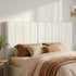 Bed Head Headboard Queen Linen 153CM - Beige