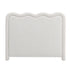 Artiss Boucle Bed Head Double Size Upholstered Wavy Headboard Beige