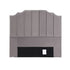 Bed Head Headboard Double Velvet 138CM - Grey