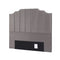 Bed Head Headboard Double Velvet 138CM - Grey