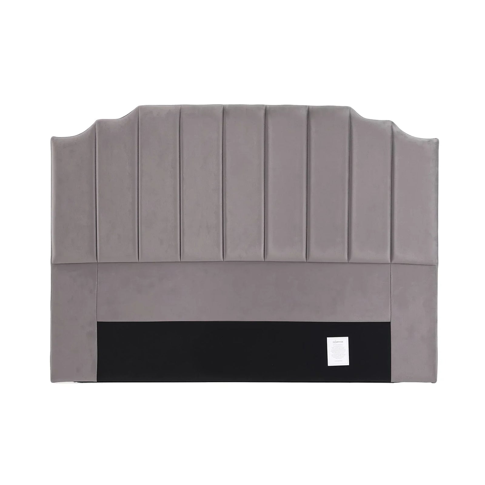 Bed Head Headboard King Velvet 183CM - Grey