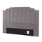 Bed Head Headboard King Velvet 183CM - Grey