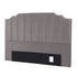 Bed Head Headboard King Velvet 183CM - Grey