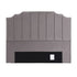 Bed Head Headboard Queen Velvet 153CM - Grey