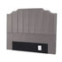 Bed Head Headboard Queen Velvet 153CM - Grey