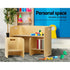 3PCS Kids Table and Chairs Set Multifunctional Storage Desk