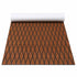 Seamanship EVA Foam Boat Flooring Decking Mat 240x90cm 6mm Brown Self-Adhesive
