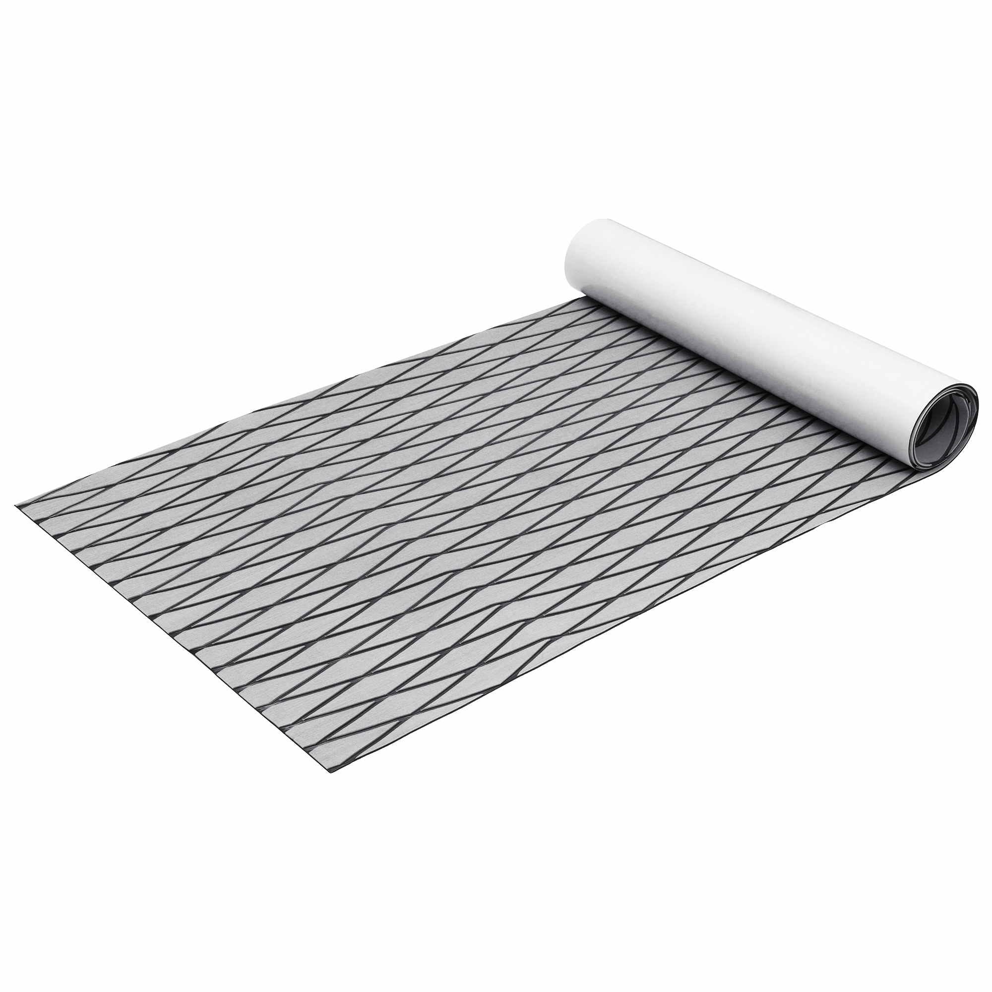 Seamanship EVA Foam Boat Flooring Deck Mat 240x90cm 6mm Self-Adhesive Light Grey
