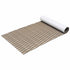 Seamanship EVA Foam Boat Flooring Deck Mat 240x90cm 6mm Self-Adhesive Taupe