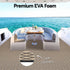 Seamanship EVA Foam Boat Flooring Deck Mat 240x90cm 6mm Self-Adhesive Taupe