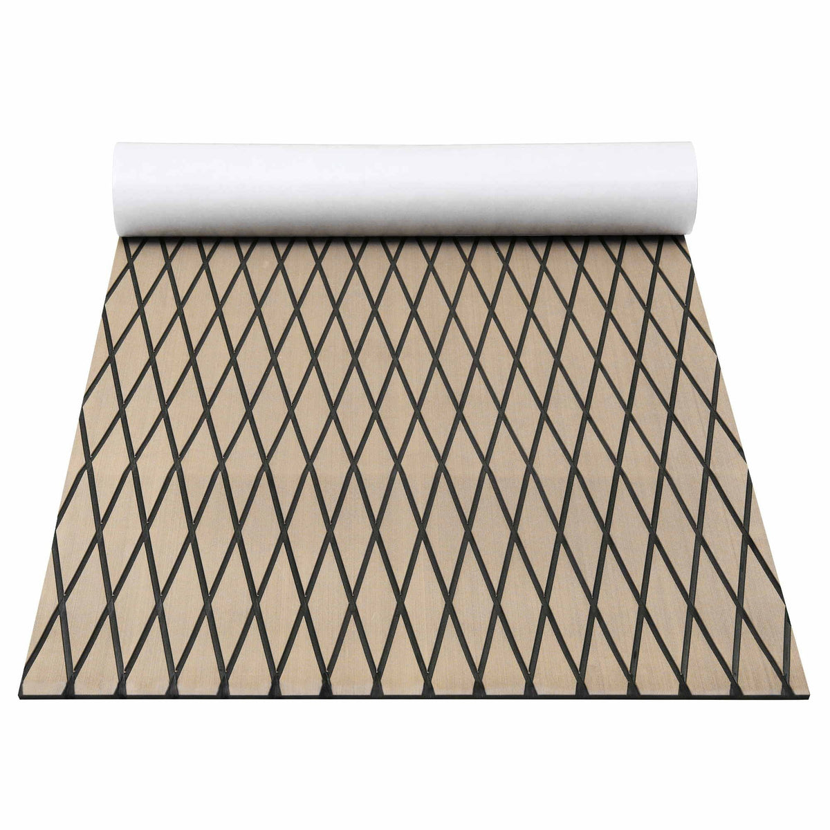 Seamanship EVA Foam Boat Flooring Deck Mat 240x90cm 6mm Self-Adhesive Taupe