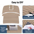 Boat Flooring, EVA Foam Decking Mat, 240x90cm, Taupe