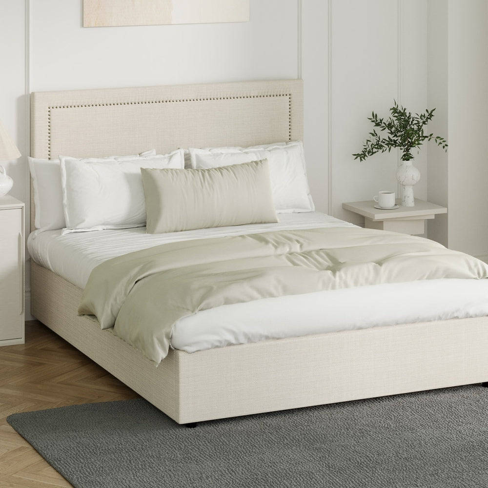 Bed Frame Double Size Gas Lift Base Storage ADI
