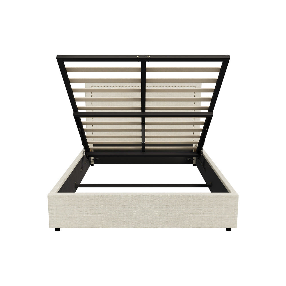 Bed Frame Double Size Gas Lift Base Storage ADI