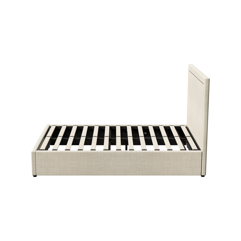 Bed Frame Double Size Gas Lift Base Storage ADI