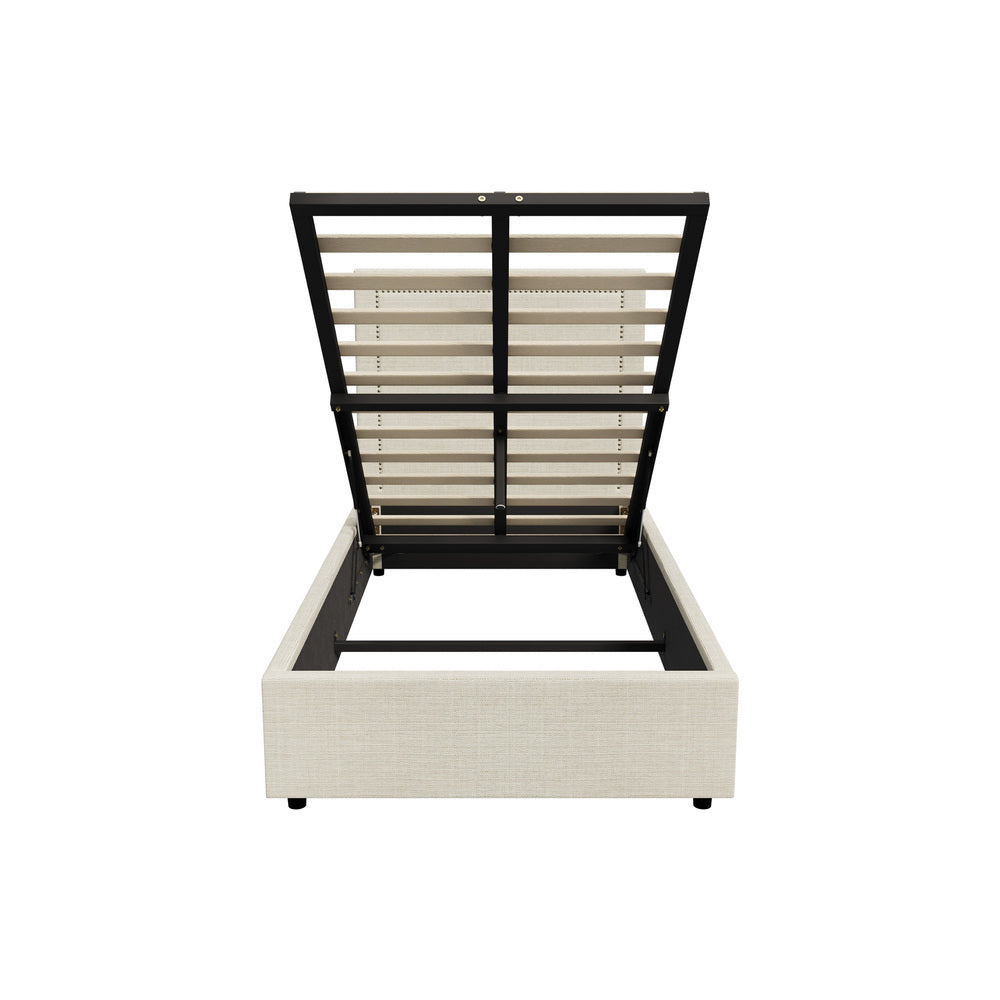 Bed Frame King Single Gas Lift Base Storage ADI