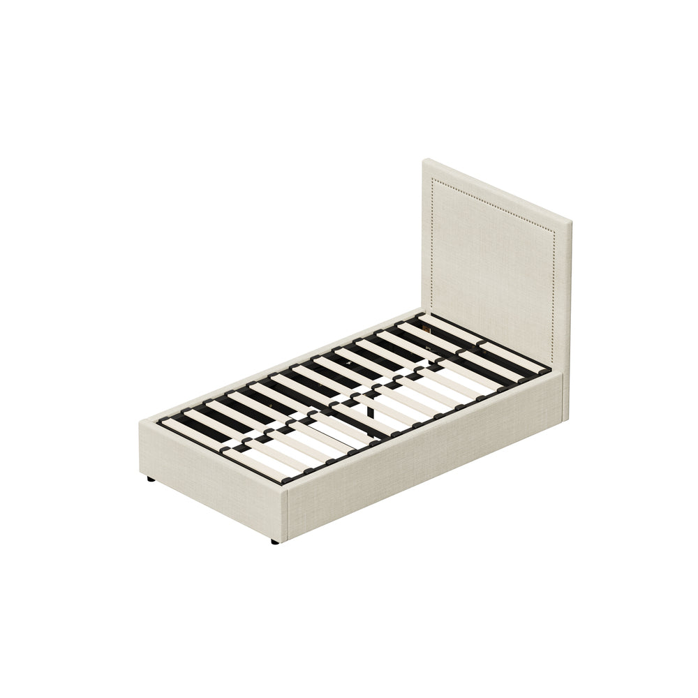 Bed Frame King Single Gas Lift Base Storage ADI