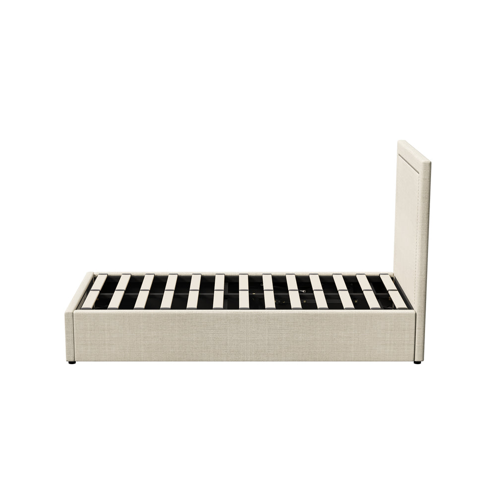 Bed Frame King Single Gas Lift Base Storage ADI