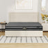 Oikiture Bed Frame With Mattress Set Queen Size Gas Lift Storage ADI