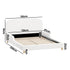 Kids Bed Frame Double Size Base with Side Rails Boucle White