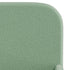 Kids Single Bed Frame with Side Guard Rails, Boucle Fabric, Green Colour