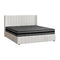 Oikiture Bed Frame with Mattress Set King Size Gas Lift Boucle BILY