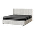 Oikiture Bed Frame with Mattress Set King Size Gas Lift Boucle BILY