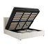 Oikiture Bed Frame with Mattress Set King Size Gas Lift Boucle BILY