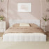 Bed Frame Queen Size Tufted Headboard White Boucle