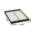 Oikiture Bed Frame Double Size Bed Base Black Leather