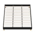 Oikiture Bed Frame King Size Bed Base Black Leather