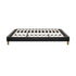 Oikiture Bed Frame King Size Bed Base Black Leather