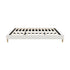 Bed Frame King Size Bed Base White Boucle