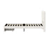 Bed Frame King Single Headboard Platform with Drawer Beige