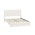 Queen Bed Frame Headboard Platform Base with Drawer Beige