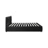 King Single Bed Frame with Storage Space Gas Lift Black