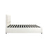 King Single Bed Frame with Storage Space Gas Lift White