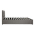 Queen Bed Frame with Storage Space Gas Lift Grey