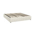 Bed Frame King Size Gas Lift Storage Base Velvet Cream