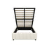 Bed Frame King Single Gas Lift Base Velvet Cream