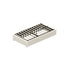 Bed Frame King Single Gas Lift Base Velvet Cream
