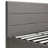 Double Bed Frame with Gas Lift LED Storage Space Grey