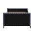 Bed Frame Queen Size Beds Platform Velvet Fabric Grey