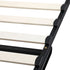 Oikiture Bed Frame Double Size Gas Lift Base With Storage