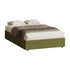 Oikiture Bed Frame King Single Gas Lift Base with Storage Boucle Green
