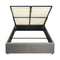 Oikiture Bed Frame King Single Size Gas Lift Base With Storage