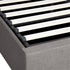 Oikiture Bed Frame Single Size Gas Lift Base With Storage