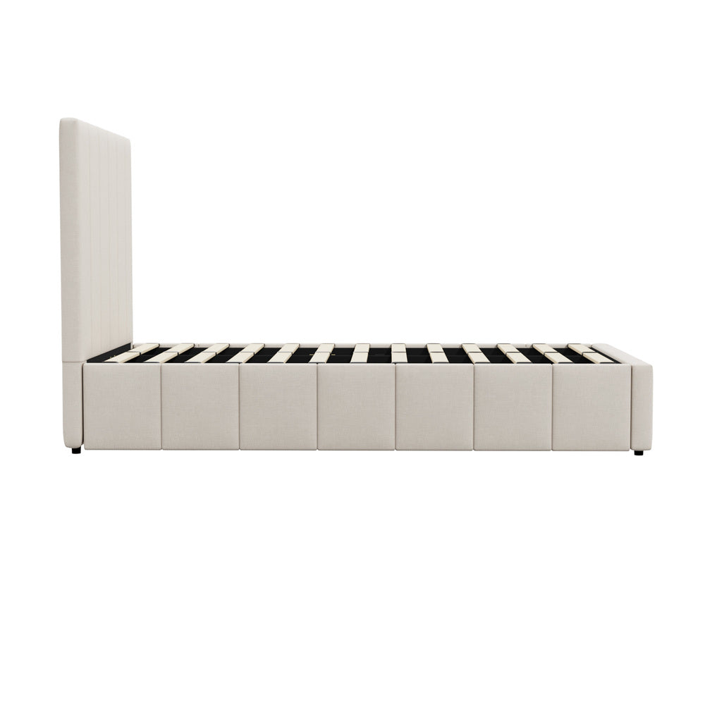 Bed Frame King Single Gas Lift Storage Base VISH